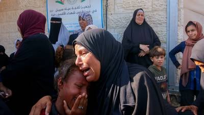 Hamas reports at least 210 Palestinians killed by Israel as four hostages are rescued in al-Nuseirat