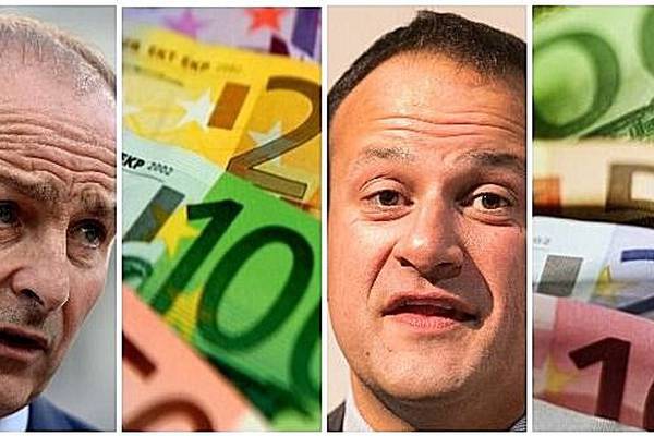 Election 2020: Fine Gael and Fianna Fáil set to reveal spending plans worth billions
