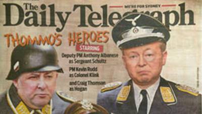 Murdoch tabloid lampoons Australian prime minister as Nazi
