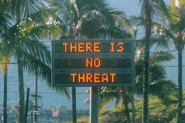 Hawaii false alarm triggered after wrong button was pushed