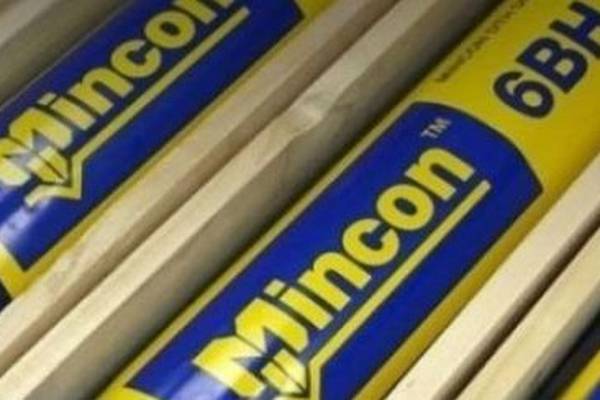 Mincon says challenges in supply of raw material have eased