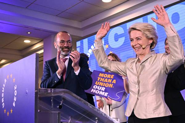European elections: Centre ‘holding’ in face of far-right parties, says von der Leyen