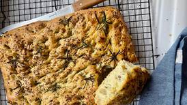 Focaccia with rosemary and garlic