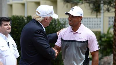 Trump praises Tiger Woods’ response to ‘Fake News Media’
