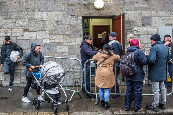 Thousands of Dublin’s poorest collect food parcels before Christmas