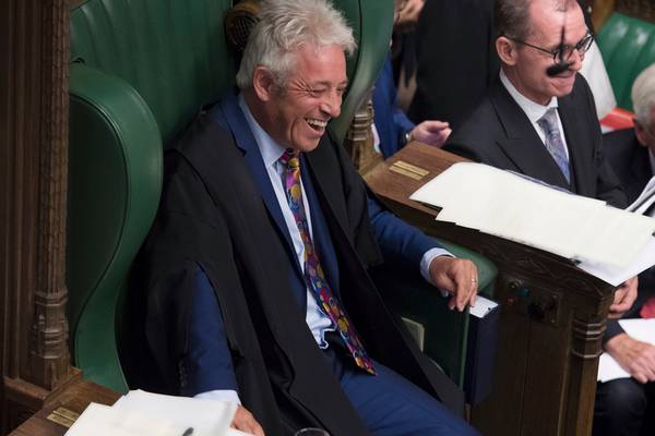 Bercow times resignation to limit government influence on successor