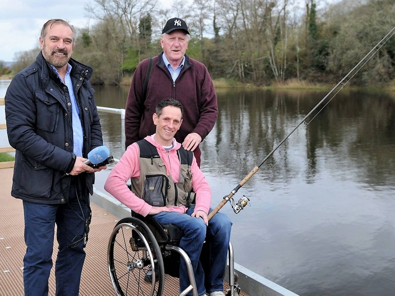 Game-changer: new disabled angling facility opens on the river Moy