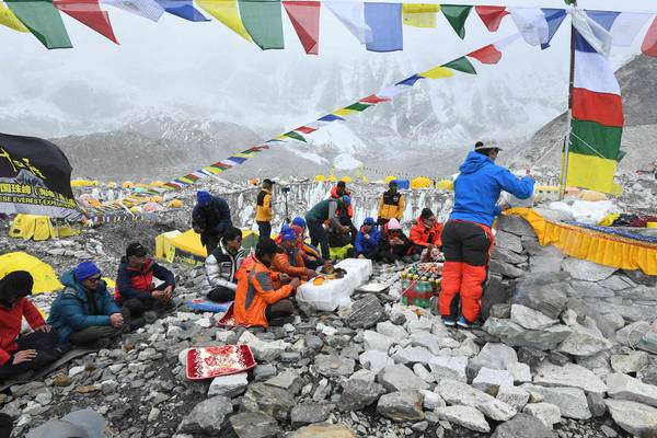 Nepal’s growing Covid crisis finds its way to Everest base camp