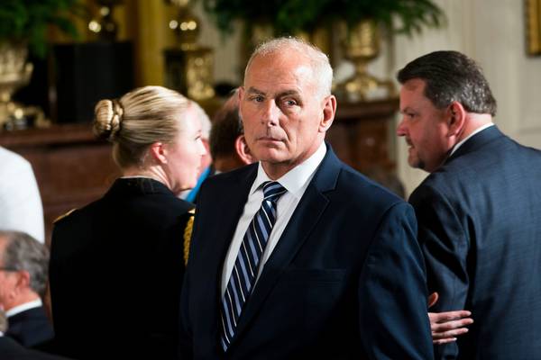 Kelly begins mighty task of cleaning up Trump White House