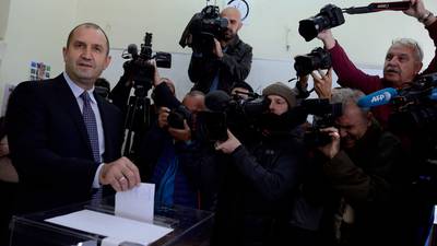 Newcomer to politics is Bulgaria’s next president, say polls