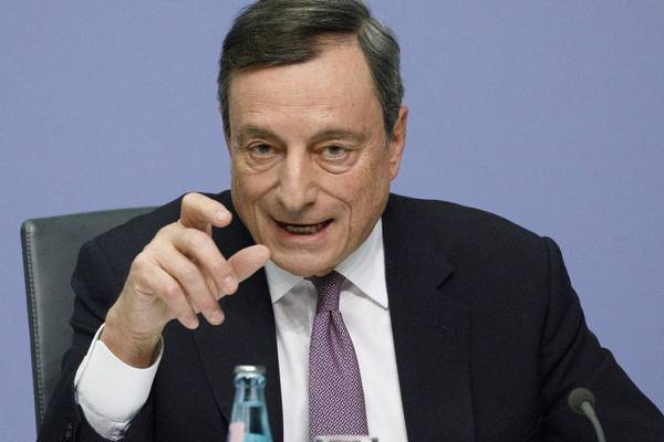 Draghi takes swipe at US for talking down dollar