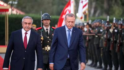 Erdogan chilled by frosty welcome from Turkish Cypriots