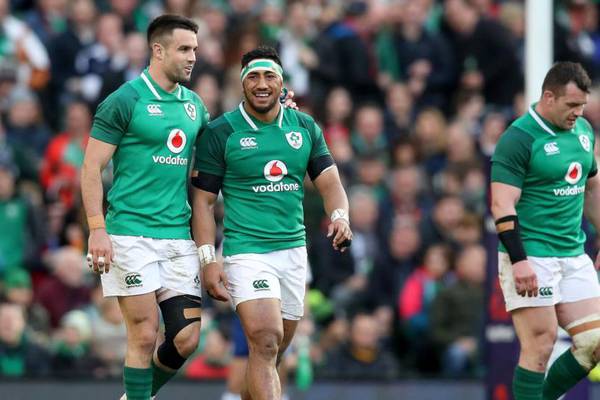 Ireland officially up to second in World Rugby rankings