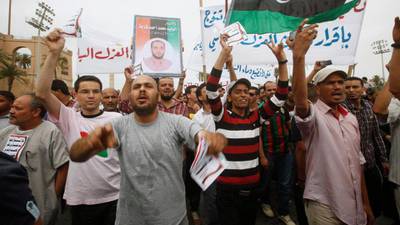 Libyan parliament bans ex-Gadafy officials from office