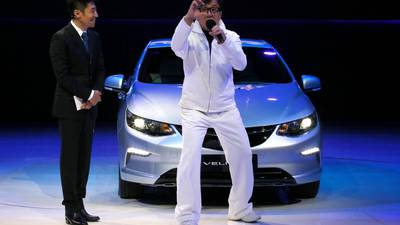 Atmosphere is electric at Shanghai auto show