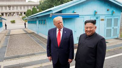 Trump takes historic diplomatic step on North Korean soil