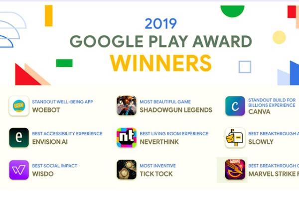 Woebot and Wisdo shine at Google Play Awards