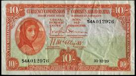 Wicklow collector’s stash of banknotes has some rare Lady Laverys