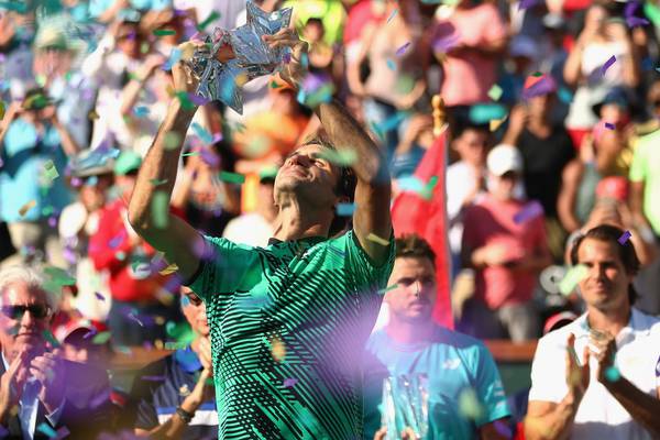 Timeless Roger Federer wins joint-record fifth Indian Wells title