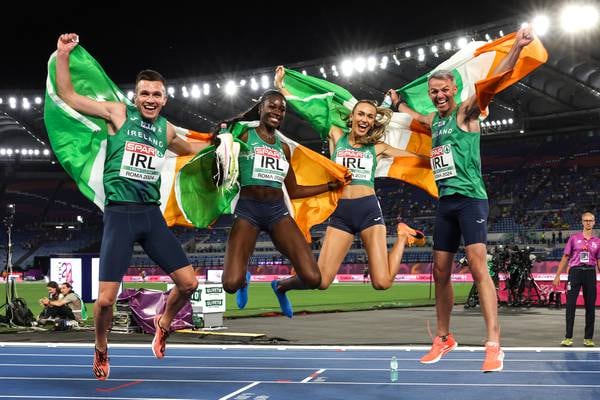 Ireland win gold in 4x400m mixed relay at European Athletics Championships