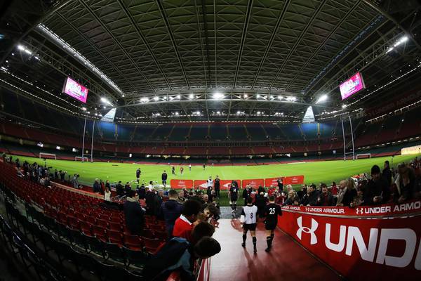 Principality Stadium roof closed for Ireland’s clash with Wales