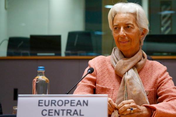 Euro zone inflation to stay high for longer than predicted, Lagarde says
