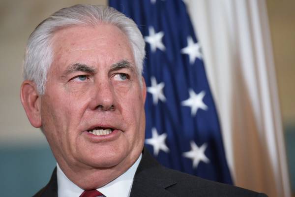 Tillerson says no truth to reports he is being replaced