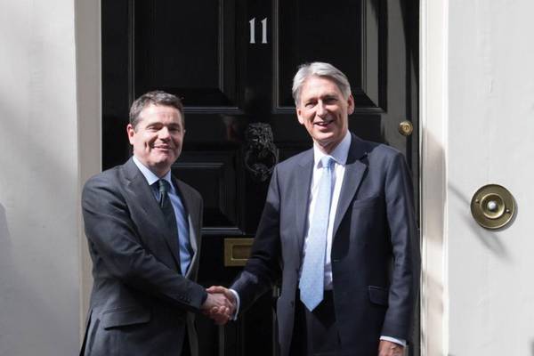 Brexit: Donohoe tells Hammond transitional deal is essential