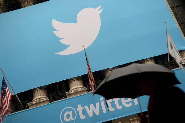 Twitter’s monthly active users rises 6% in first quarter from year earlier