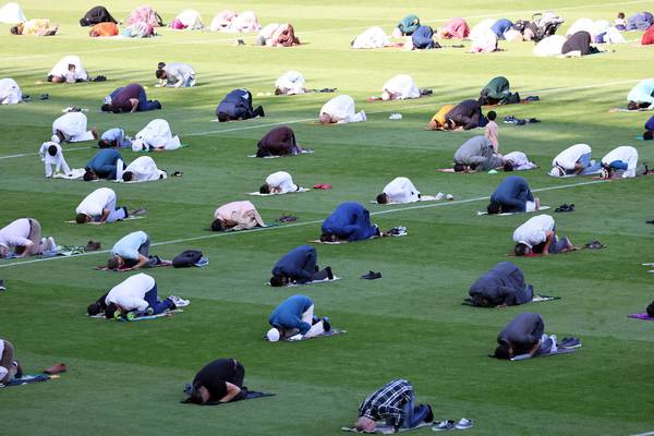 Irish Muslims celebrate two in a row for Eid at Croke Park