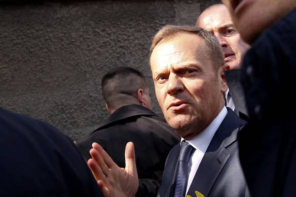‘People, money and Ireland’ must come first in Brexit negotiations, says Tusk