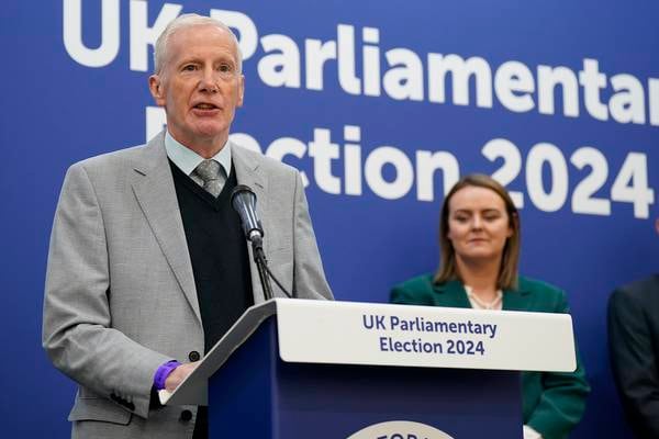 DUP’s Gregory Campbell retains seat but Sinn Féin make big gains in East Derry