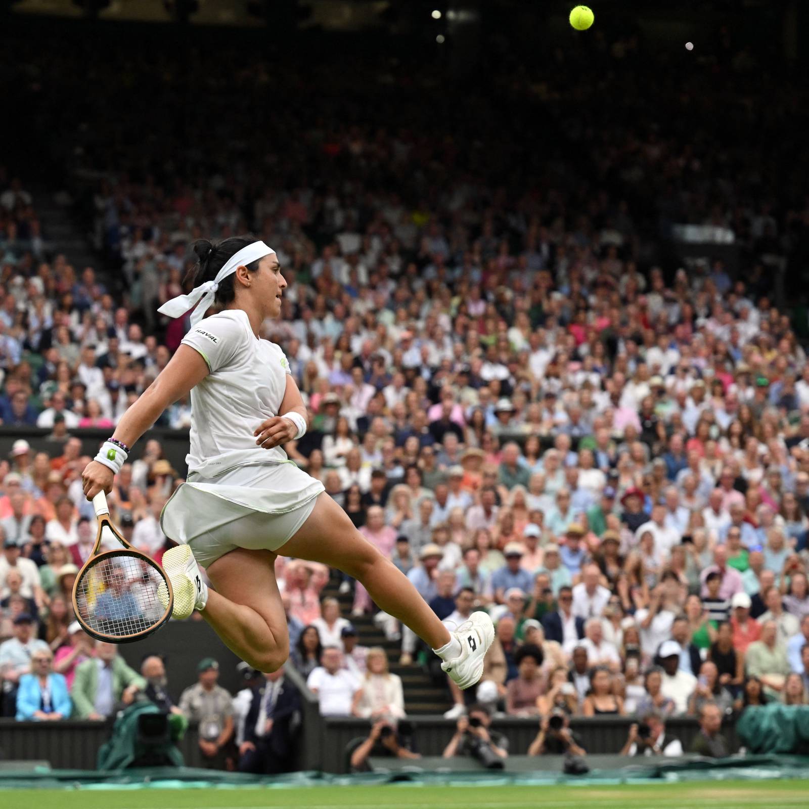 Markéta Vondroušová beats Ons Jabeur to make Wimbledon history