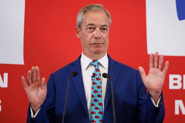 Farage gives backing to DUP election candidates despite his party’s alliance with TUV