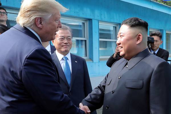 Trump and Kim agree to ‘push forward’ on denuclearisation talks