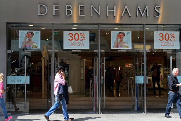 ‘Business as usual’ at Irish Debenhams as group up for sale