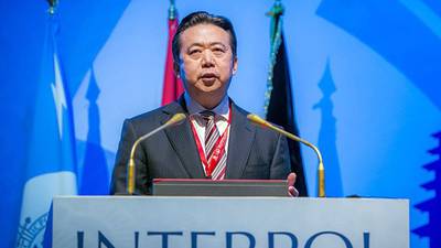 Interpol head reported missing after trip home to China
