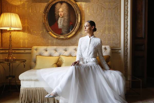 Louise Kennedy shows new collection in luxury surroundings of Ballyfin Demesne