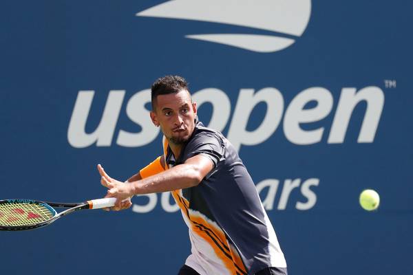 Nick Kyrgios advances in US Open after encouragement from umpire