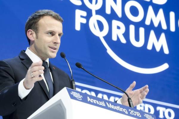 Globalisation faces ‘major crisis’ Macron warns in Davos