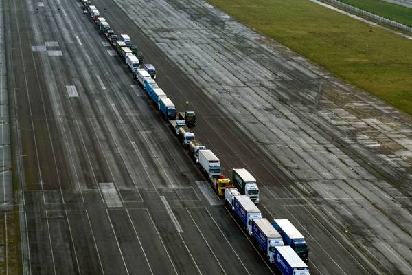 Hauliers dismiss UK no-deal Brexit rehearsal as ‘totally frivolous’