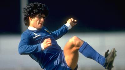 The day a 20-year-old Maradona led a League of Ireland XI a merry dance