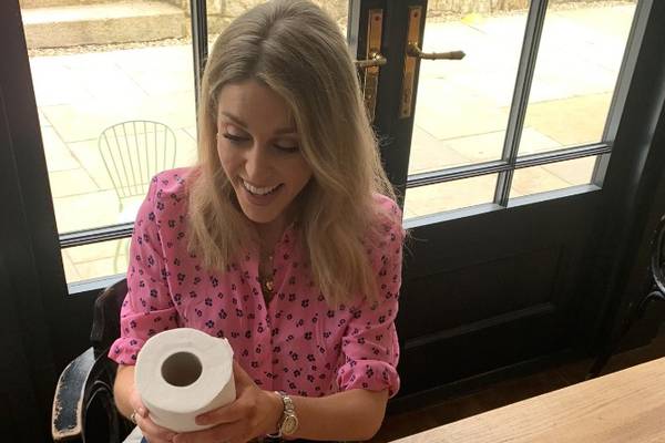 Amy Huberman’s Isolation Diary: ‘We’re finding things for Brian to paint’