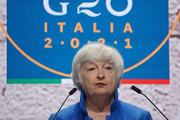 Global corporate tax shift unlikely until 2022, Yellen says