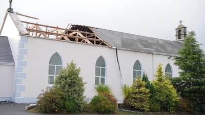 Cork community vows to repair storm damage to church