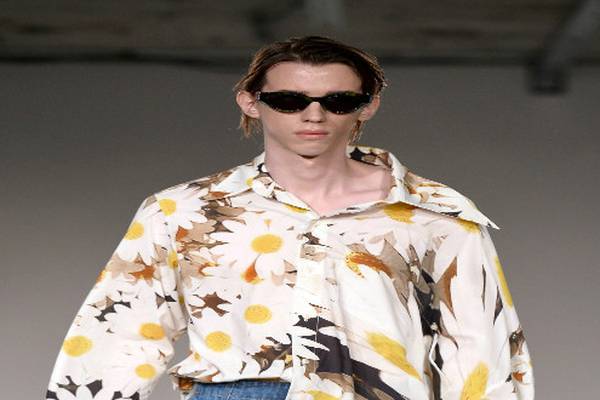 Men's Fashion: gender fluid florals in, skinny jeans out