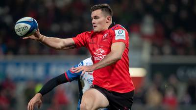 Jacob Stockdale should be fit for Ulster’s clash with Racing