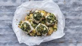 Hake Grenobloise with crushed potatoes