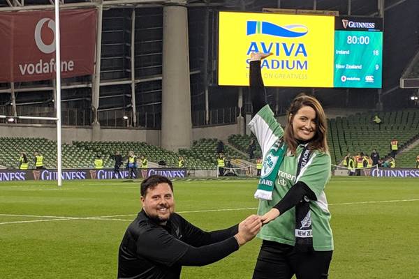 All-Black supporter scores with pre-match proposal