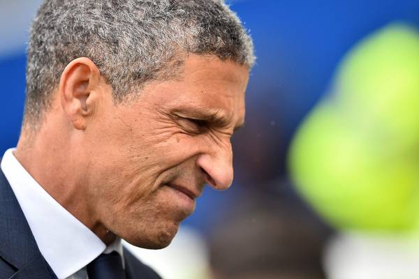 Chris Hughton pays the price for Brighton’s lack of attacking quality